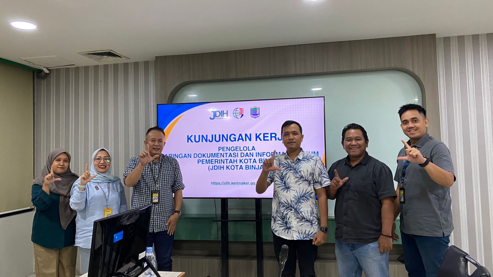 Sinergi Antar Anggota, JDIH Kemnaker Terima Kunjungan JDIH Kota Binjai